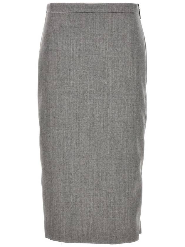 Fendi SS skirt satin e gabardine FQ7451ANRIF1L7W