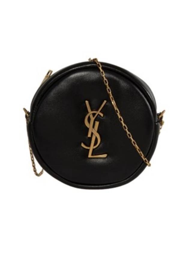 Saint Laurent Round Pillow Cross Bag Black