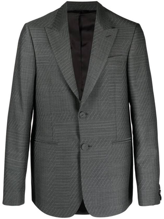 Fendi FF Shadow Blazer FJ0768APO4 F1LUY FLANNEL B0170734781