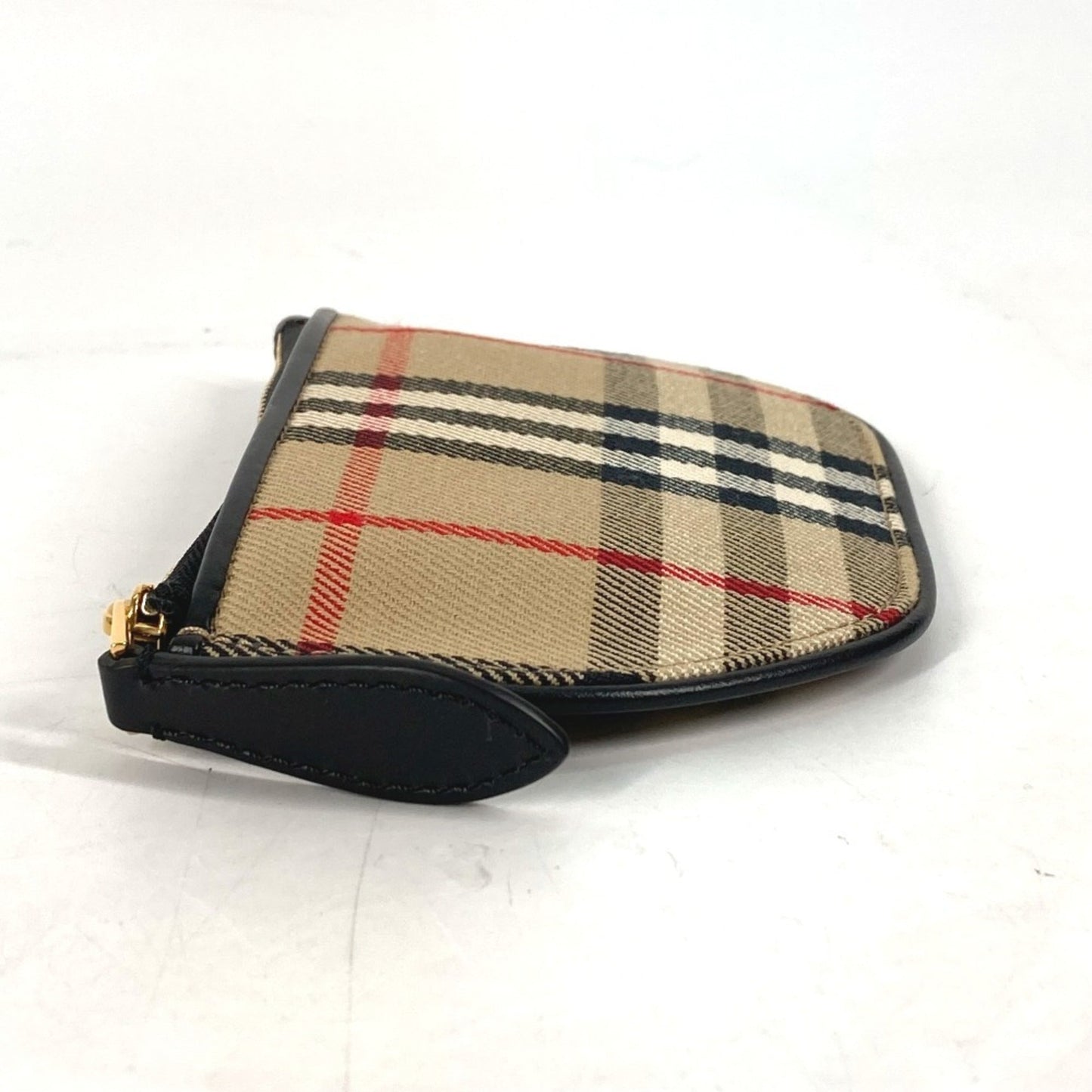Burberry  Leather Canvas Coin Purse/Coin Case ()