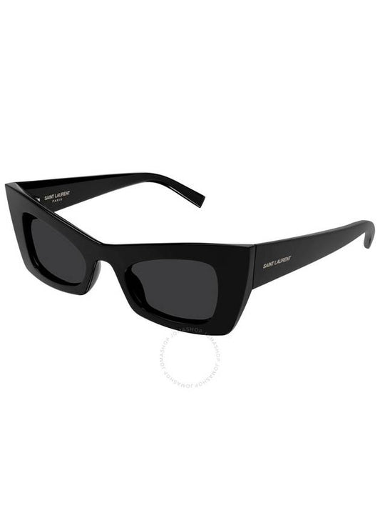 Saint Laurent Saint Laurent Black Cat Eye Ladies Sunglasses SL 702 001 49