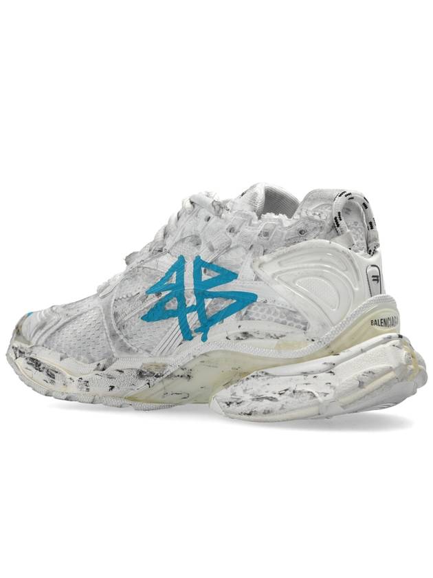 Balenciaga Runner Graffiti Low Top Sneakers White