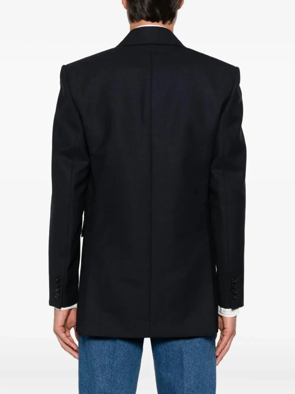 Saint Laurent Men Double-Breasted Blazer