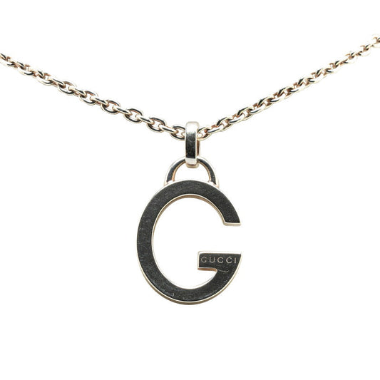Gucci G Plate SV925 Necklace