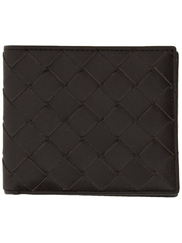 Bottega Veneta Intrecciato Bifold Half Wallet Fondant
