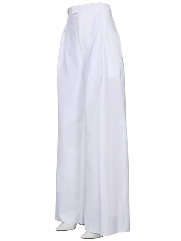 Bottega Veneta Stretch Nylon Leg Wide Pants
