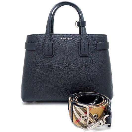 Burberry  Leather Handbag Shoulder Bag ()