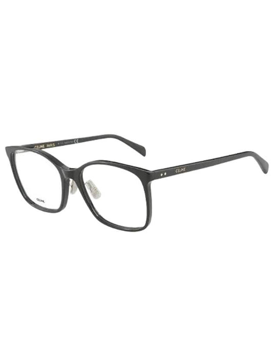 CELINE Eyewear Logo Square Eyeglasses Black
