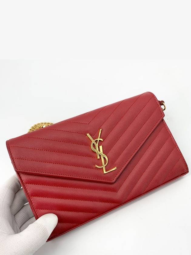 Saint Laurent Monogram chain cross bag WOC 377828