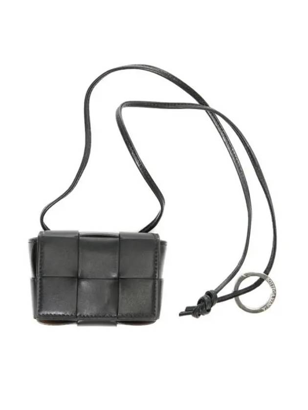 Bottega Veneta Strap Cassette Airpods Case Black