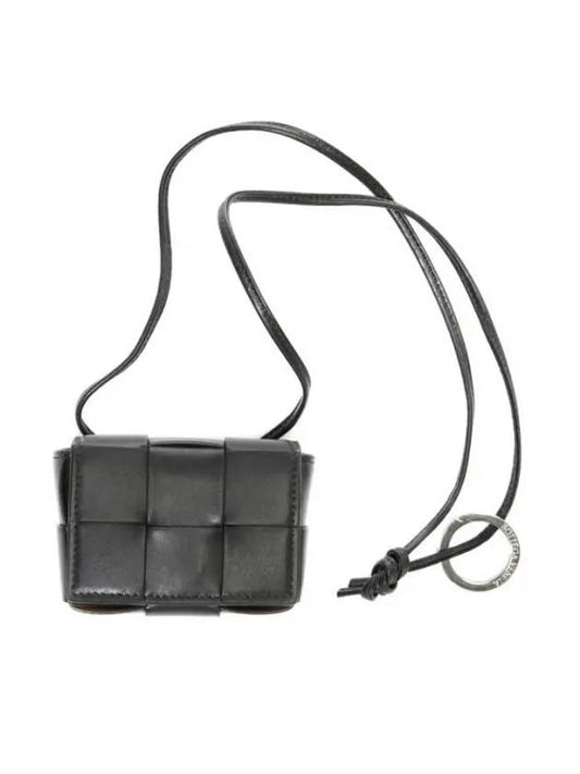 Bottega Veneta Strap Cassette Airpods Case Black