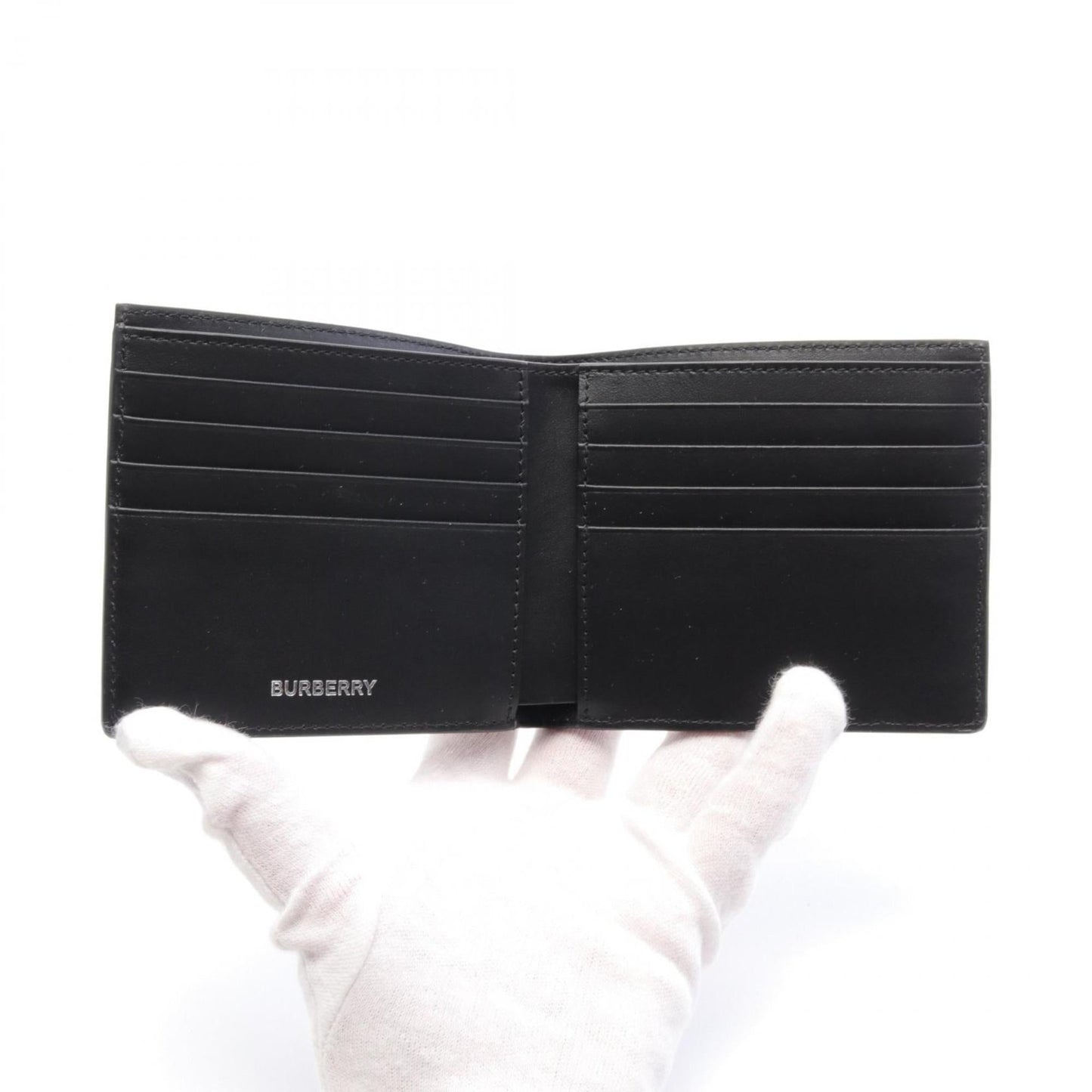 Burberry    Coated Canvas Wallet (Bi-Fold) ()
