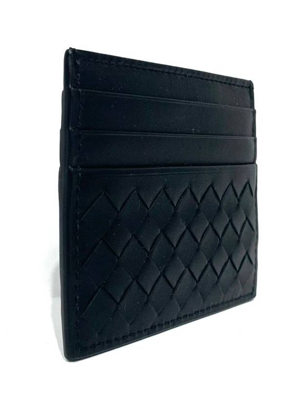 Bottega Veneta Intrecciato Classic Card Wallet Black