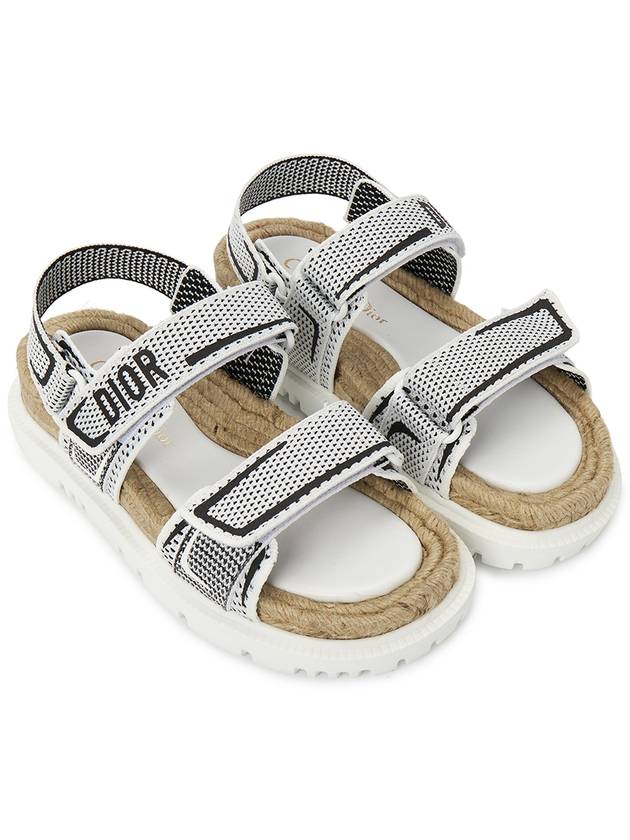Act Technical Mesh Rubber Sandal White Dior