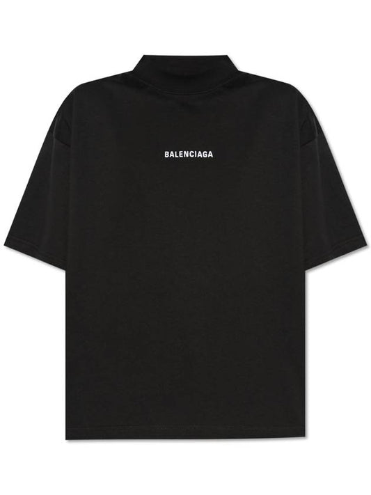 Balenciaga Balenciaga T-shirt With Logo, Women's, Black