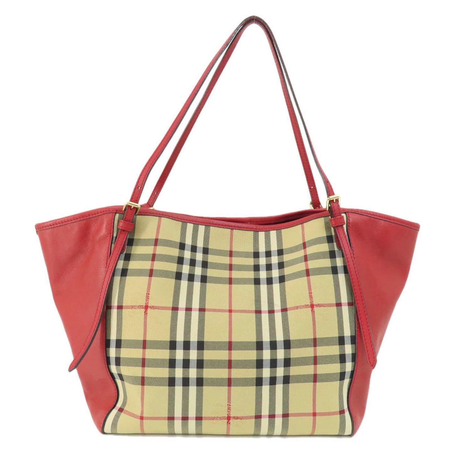 Burberry   Color Canvas Leather Tote Bag ()