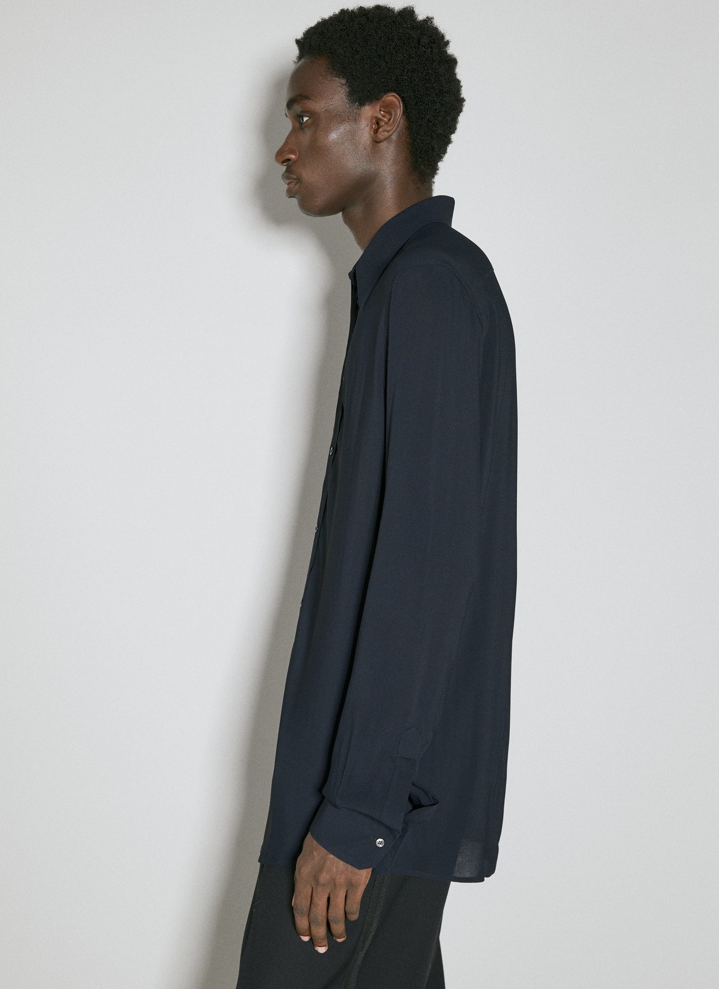 Dolce & Gabbana Men Martini Fit Stretch Charmeuse Shirt