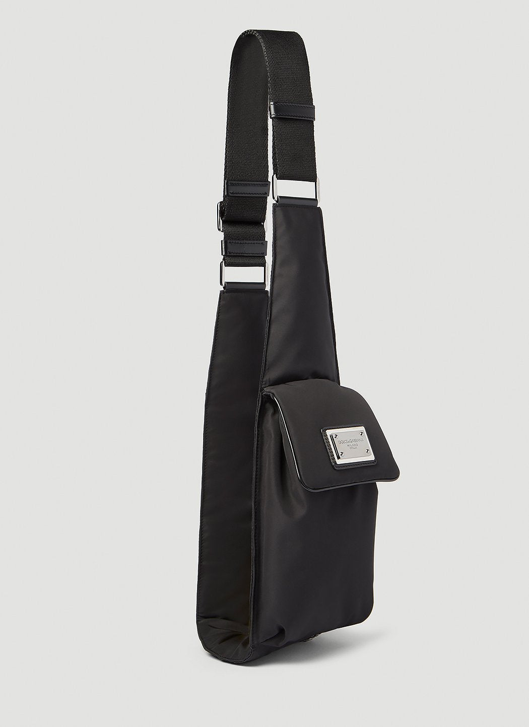 Dolce & Gabbana Men Logo Plaque Nylon Belt Bag