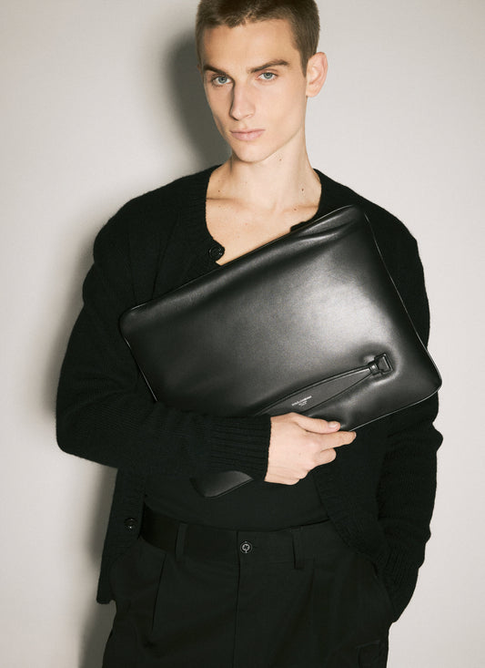 Dolce & Gabbana Men Nappa Leather Handbag