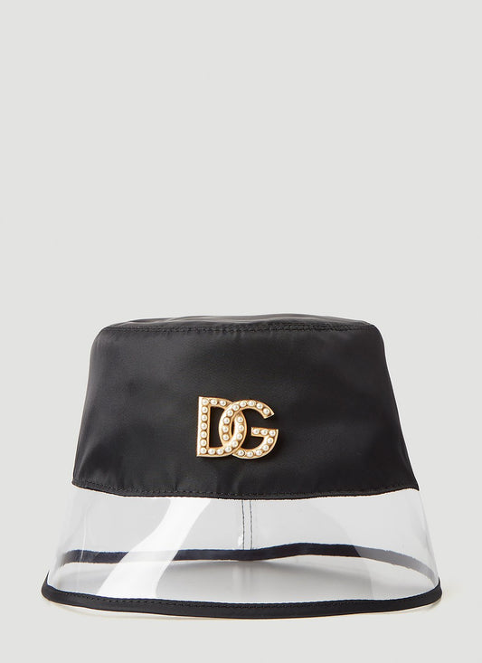 Dolce & Gabbana Women Embellished Logo Bucket Hat