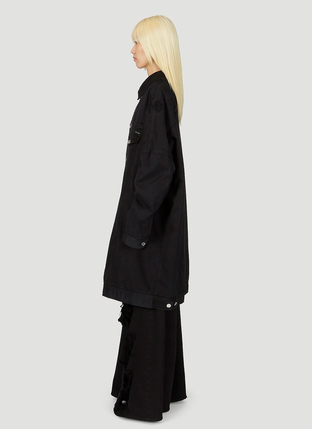 Dolce & Gabbana Women Kim Oversized Denim Coat