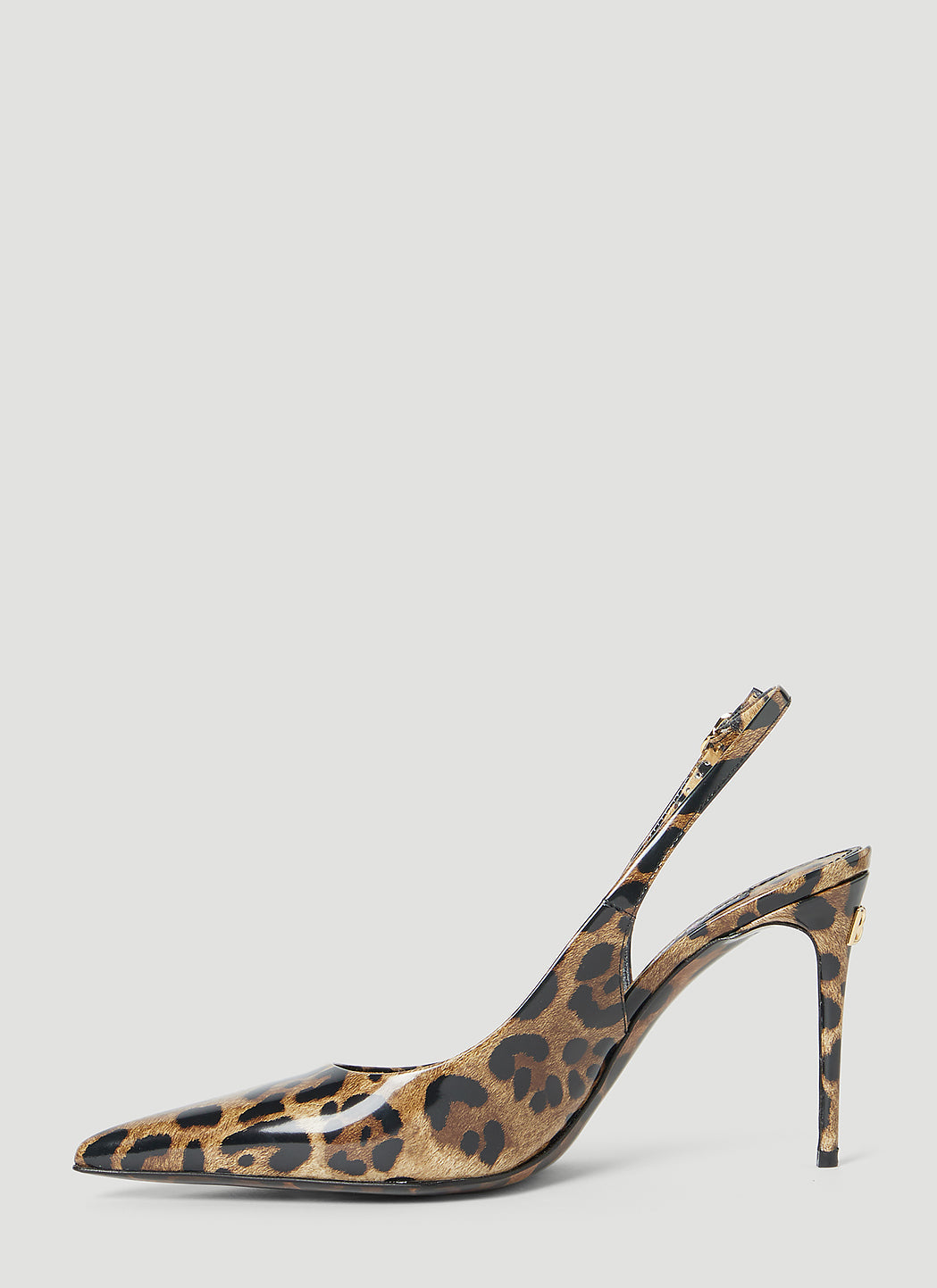 Dolce & Gabbana Women Kim Leopard Print Slingback Heels