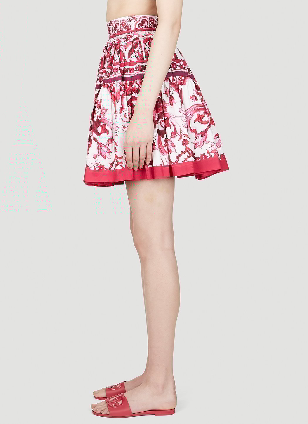 Dolce & Gabbana Women Majolica Print Skirt