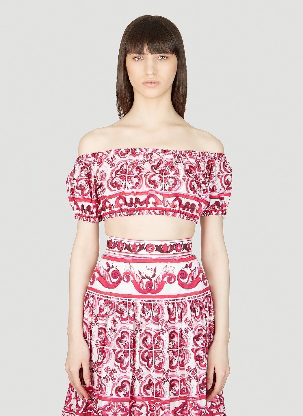 Dolce & Gabbana Women Majolica Print Top