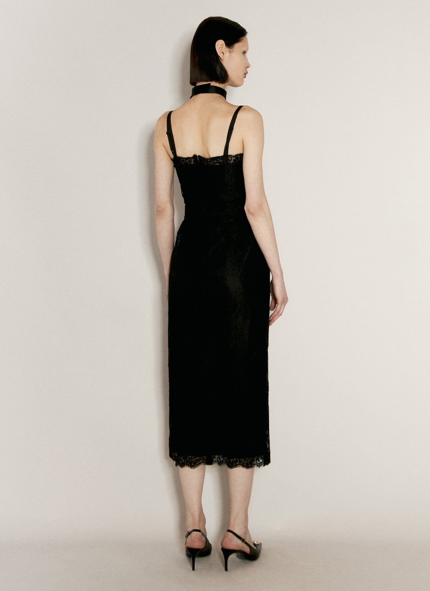 Dolce & Gabbana Women Lace Slip Dress