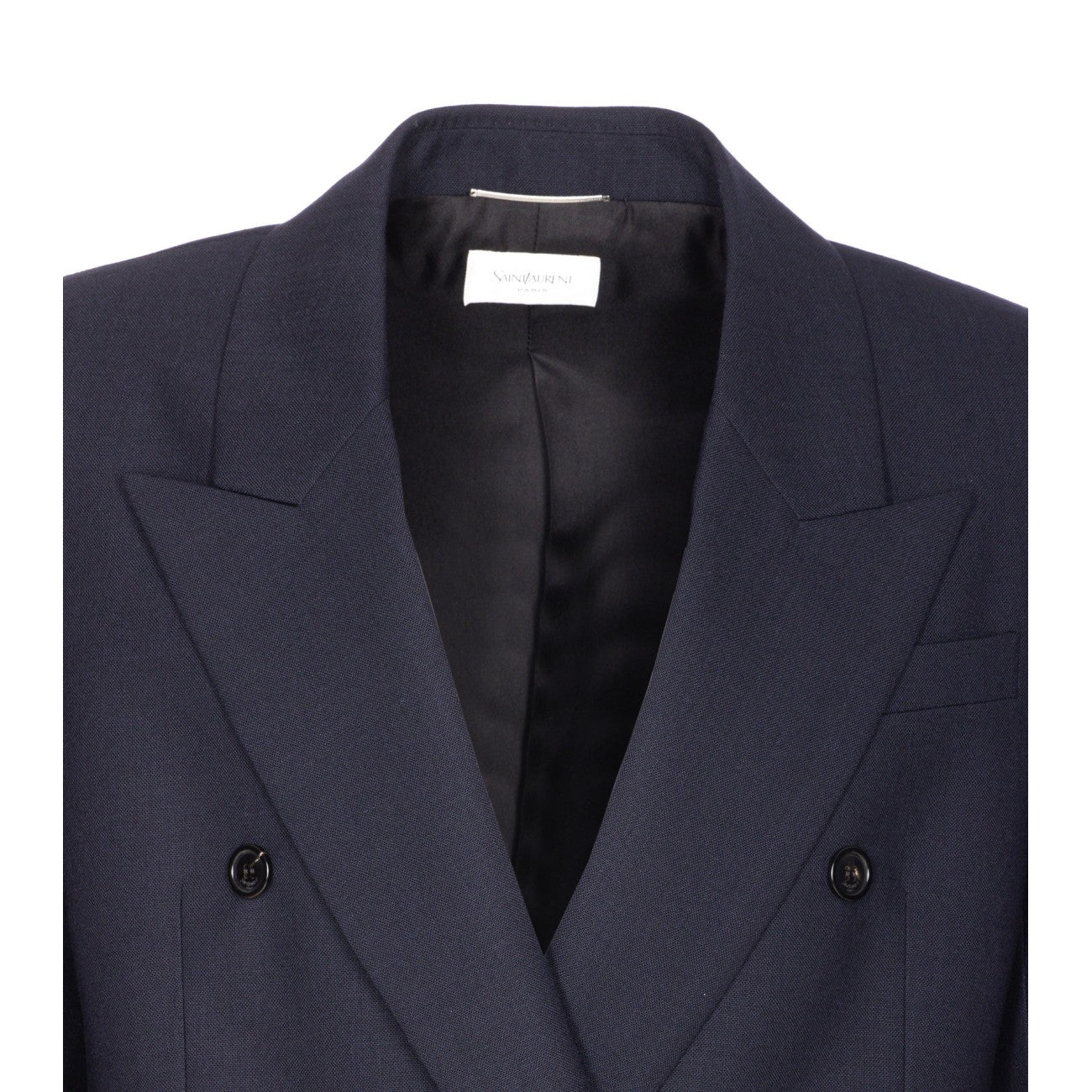 Saint Laurent Men Double Breasted Wool Jacket