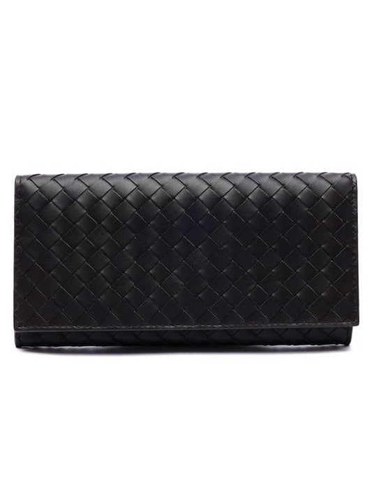 Bottega Veneta Intrecciato Continental Long Wallet Espresso