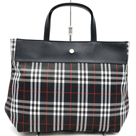 Burberry  Nylon Leather Tote Bag ()