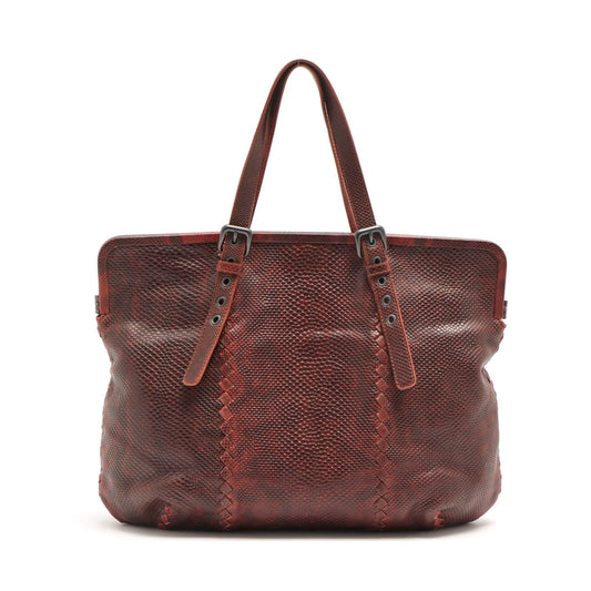 Bottega Veneta  Intrecciato Rizard Tote Bag Brown Earl
