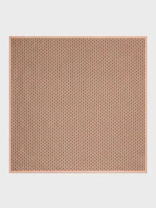 CELINE Triomphe Chain Silk Twill Scarf Beige