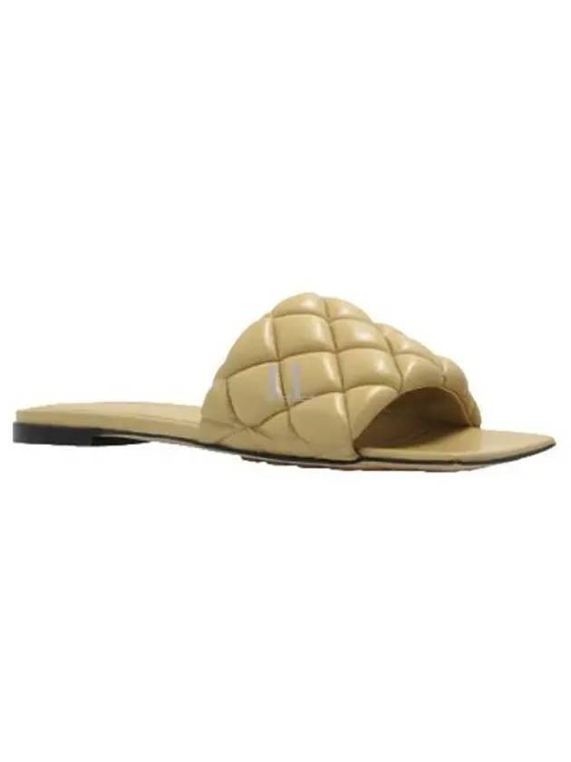 Bottega Veneta Padded Quilted Slippers Cane Sugar