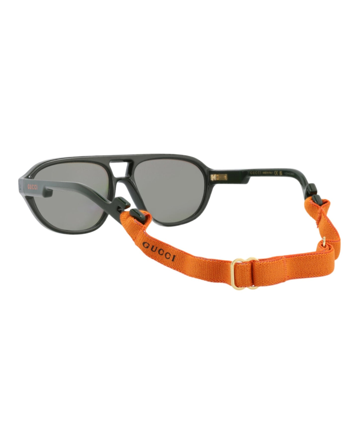 Aviator-Frame Injection Sunglasses