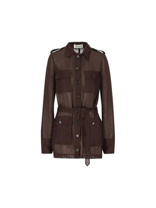 Saint Laurent Midi One Piece 778923Y065W2178 P24 CHOCOLAT