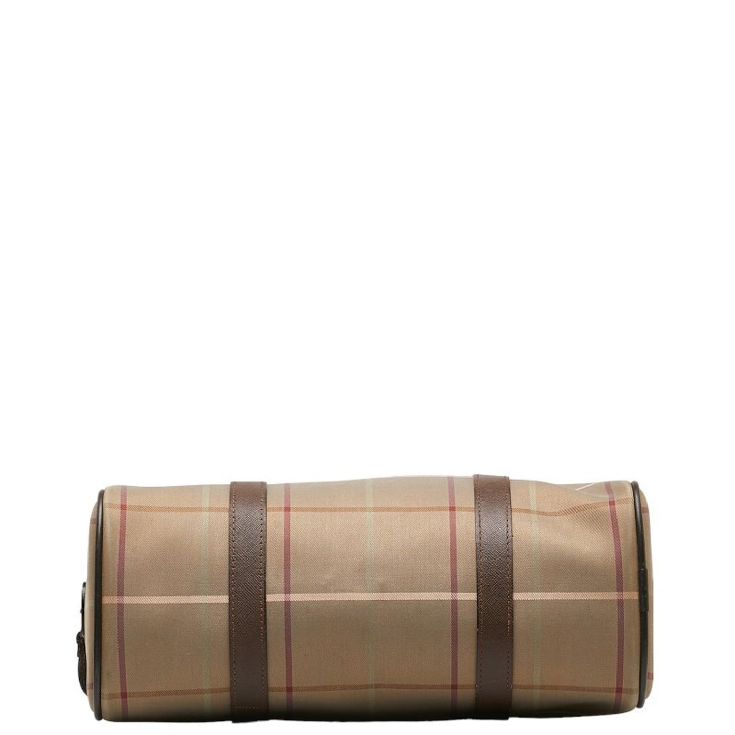 Burberry   Canvas Leather Boston Bag Handbag ()