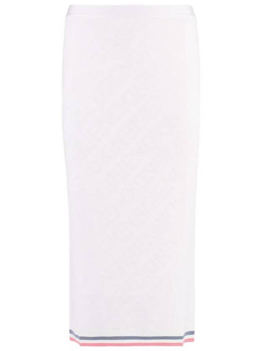 Fendi short skirt FZQ719ANZE F0ZNM WHITE