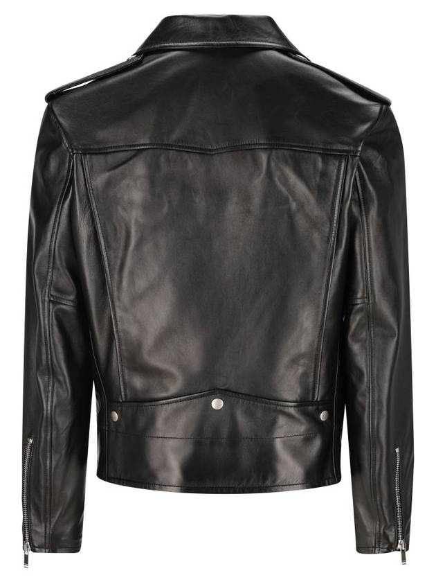 Saint Laurent Classic Motorcycle Jacket in Lambskin Black