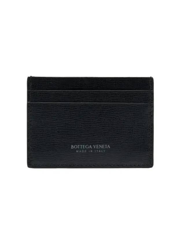 Bottega Veneta Logo Card Wallet Black