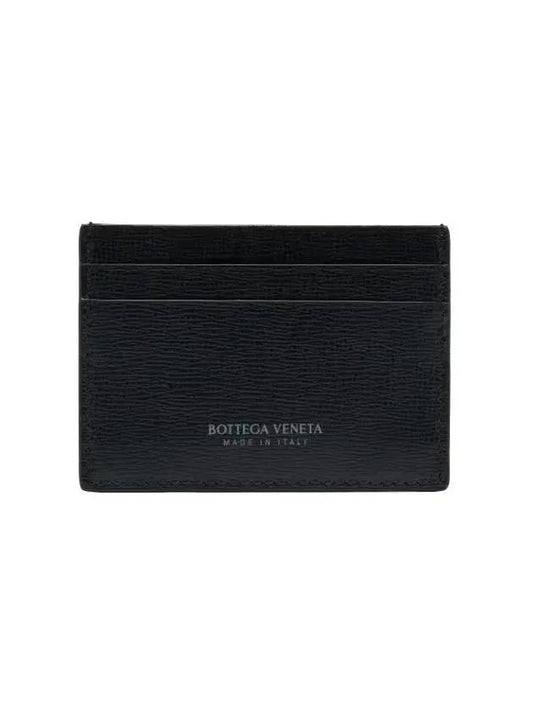 Bottega Veneta Logo Card Wallet Black