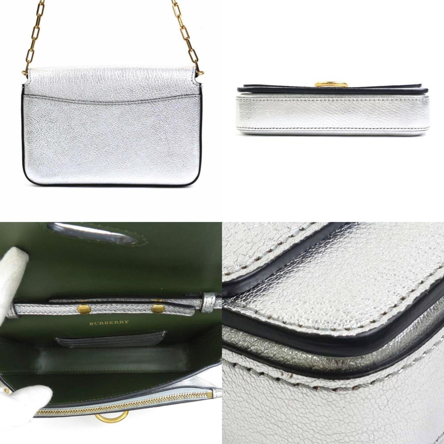 Burberry  Leather Shoulder Bag ()