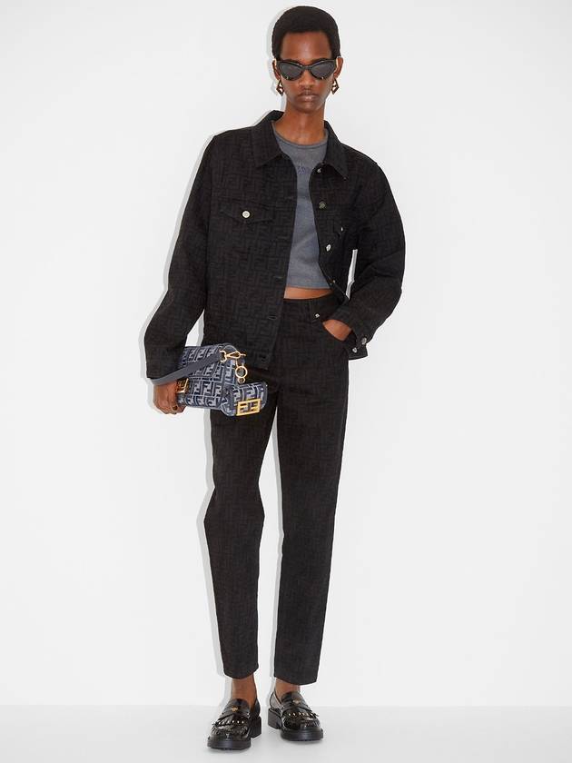 Fendi FF Denim Jacket Light Black