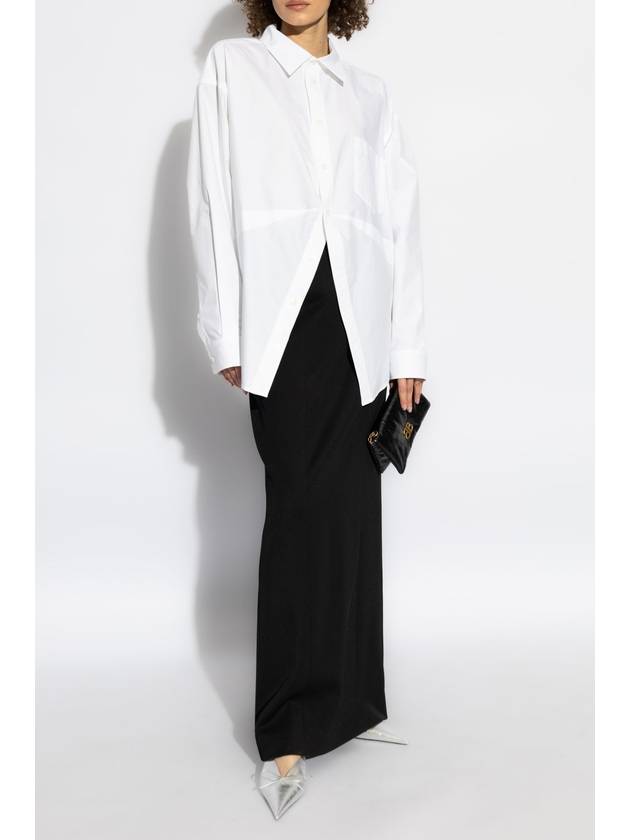 Balenciaga Balenciaga Shirt With Pocket, Women's, White