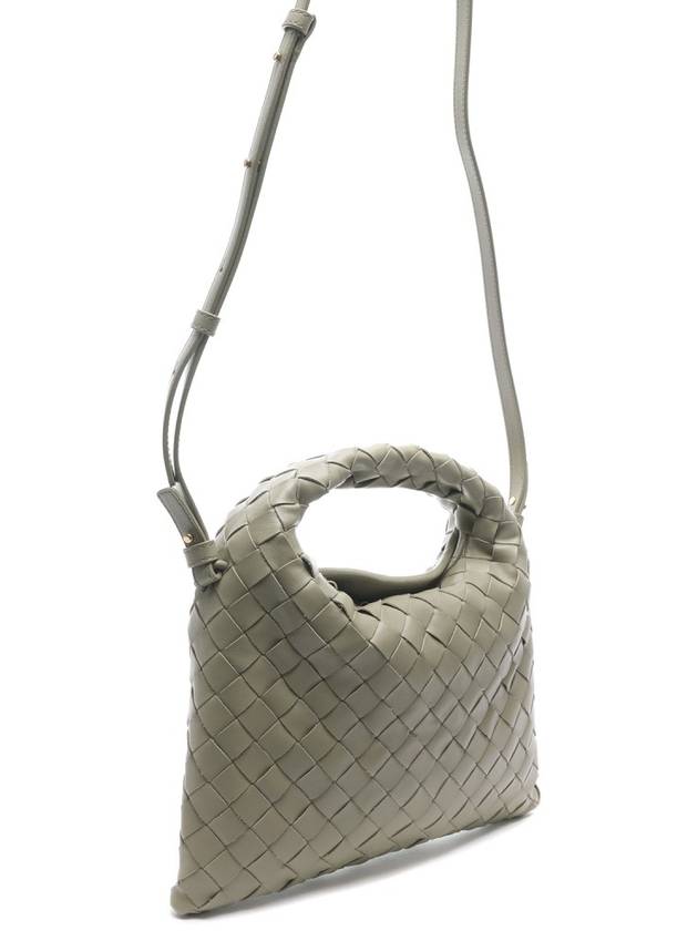 Bottega Veneta Intrecciato Mini Hop Tote Travertine