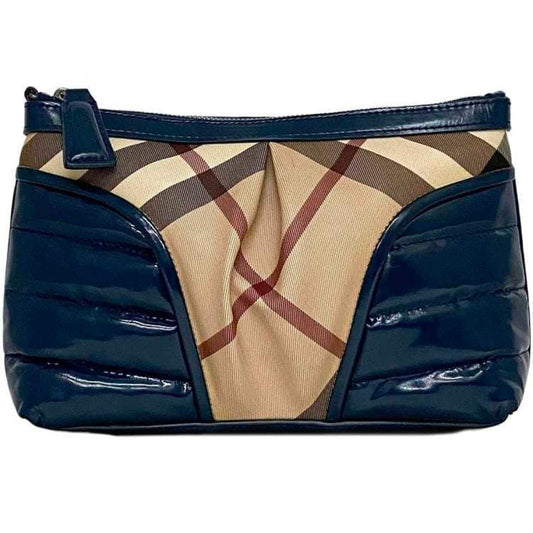 Burberry  Pvc Leather Clutch Bag Pouch ()
