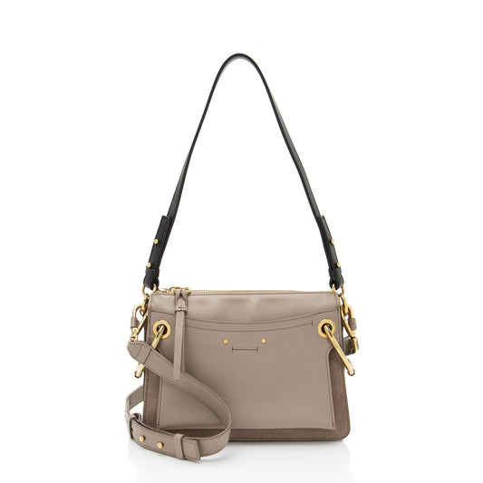 Chloe Leather Suede Roy Small Shoulder Bag
