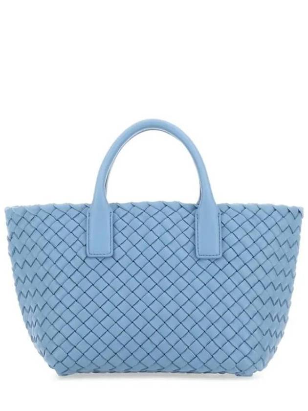 Bottega Veneta Kabat Mini Tote Bag Blue