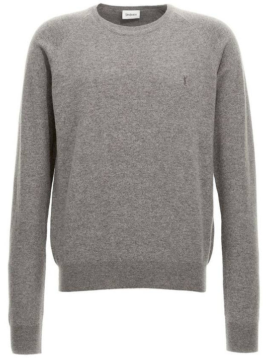 Saint Laurent Saint Laurent Logo Embroidery Sweater